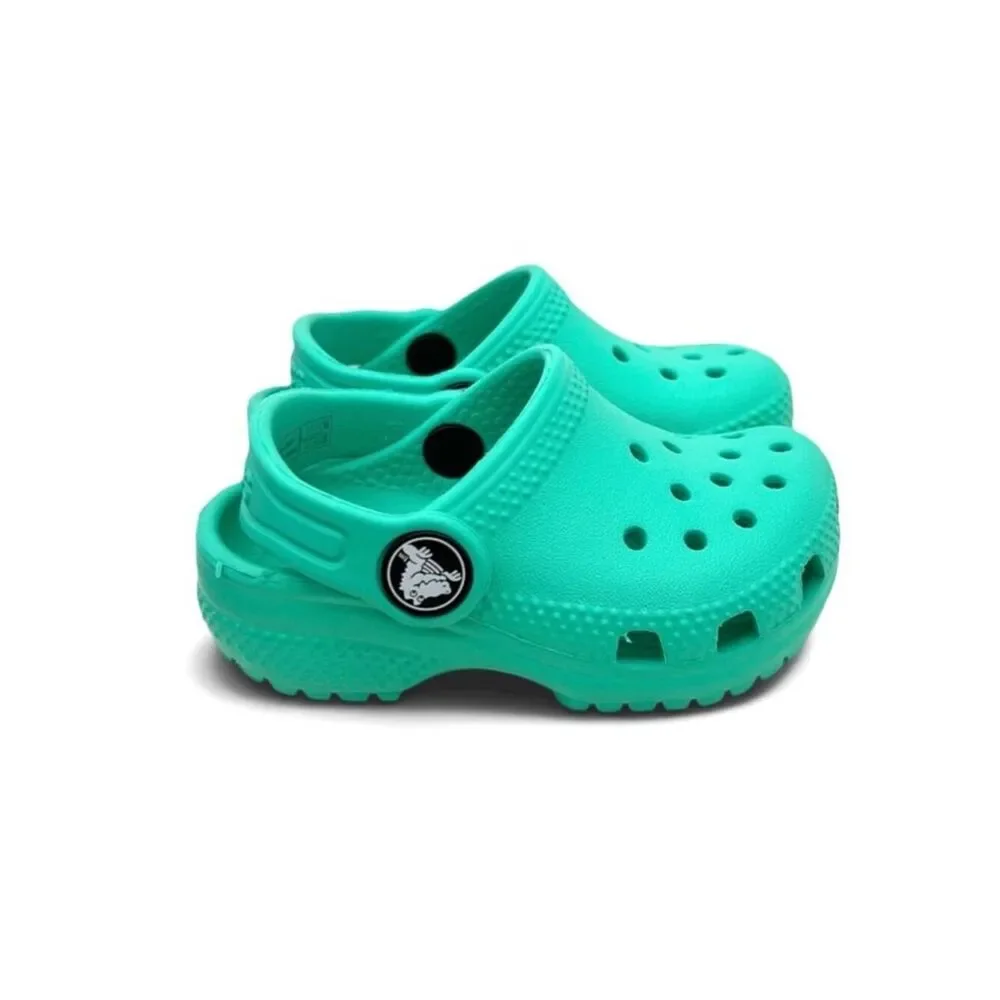 Crocs Kids Classic Clog Lagoon Toddler C4 Slip On Lightweight Water Friendly